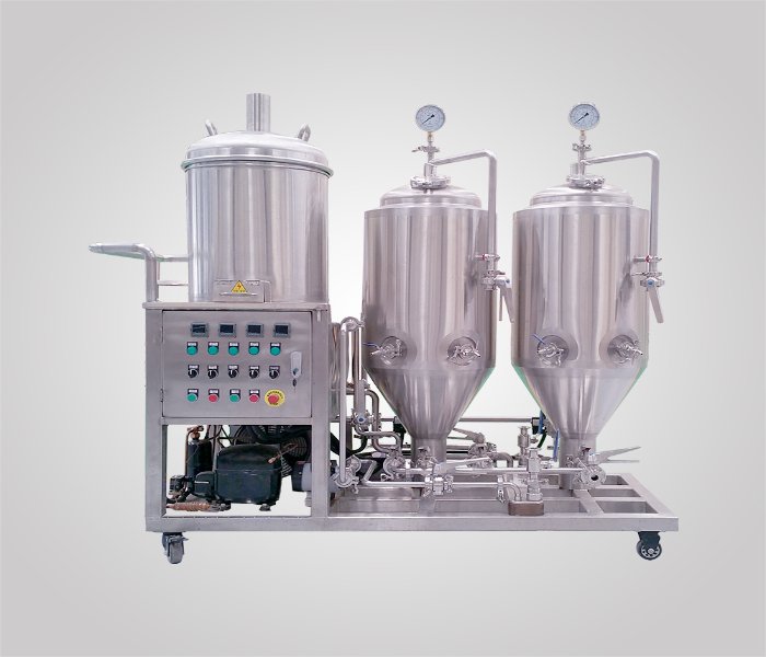 <b>Équipement de bière combiné en acier inoxydable 50L</b>